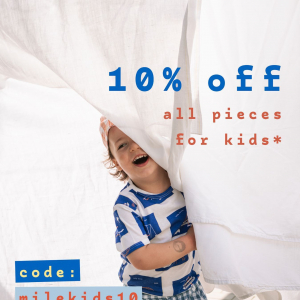 international children's day is going to be much nicer this year!🙂 we've got a special treat for you: 10% off all kids' pieces from all of our collections (apart from tights)! valid from now until midnight on thursday, just use the code: 💙 milekids10 💙 enjoy! ;) #childrensday #milekidsclothing #madeinslovakia